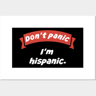 Latinos Spanish Shirt Camiseta Humor Hispanos Posters and Art